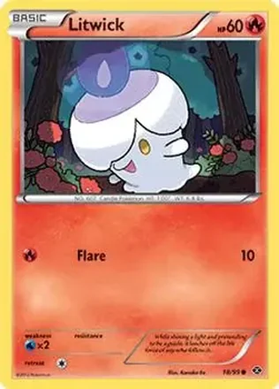 2012 Pokemon Next Destinies #18/99 - Litwick