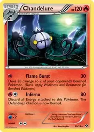 2012 Pokemon Next Destinies #20/99 - Chandelure
