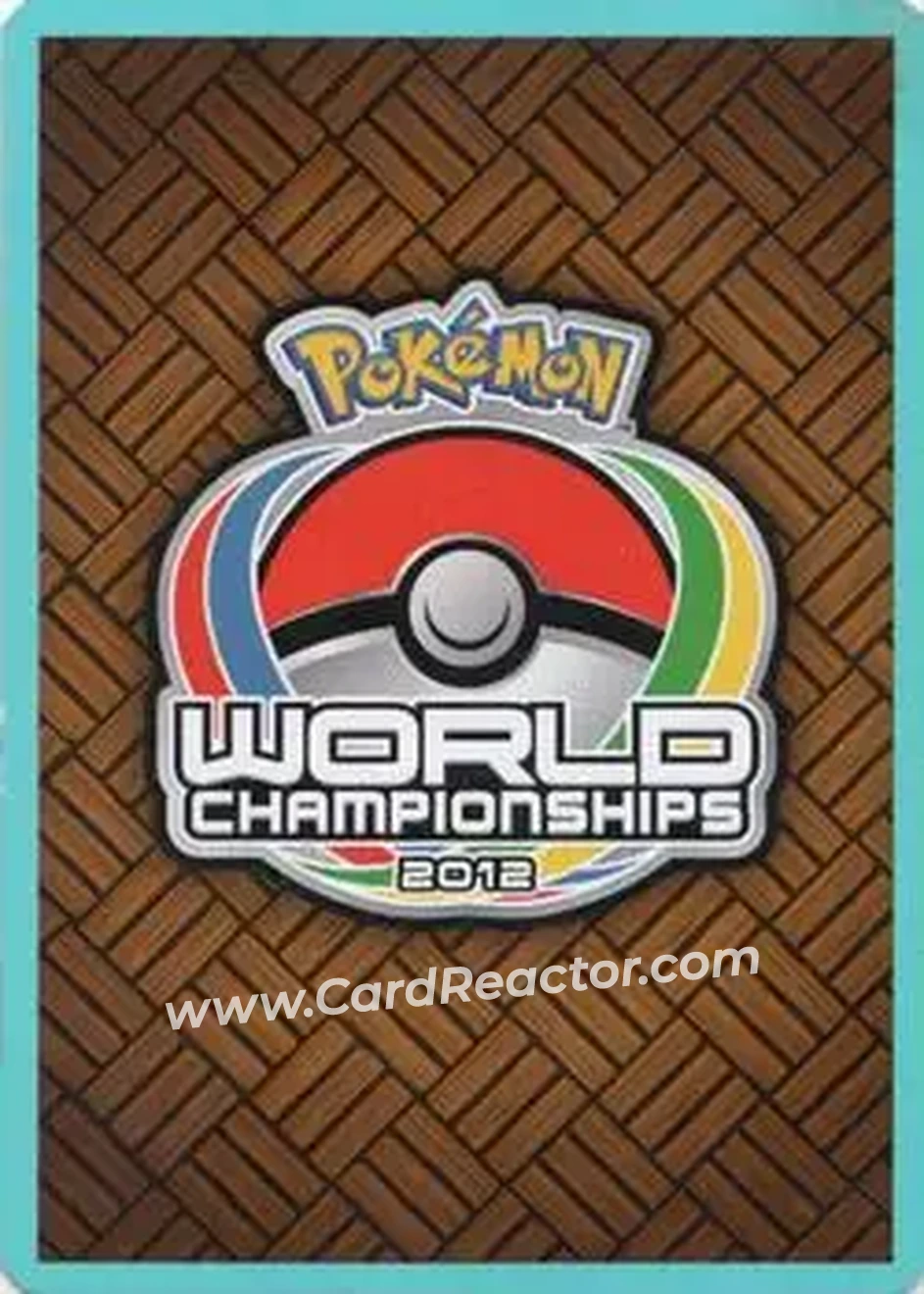2012 Pokemon World Championship - Eeltwo #NNO - Junk Arm - Back