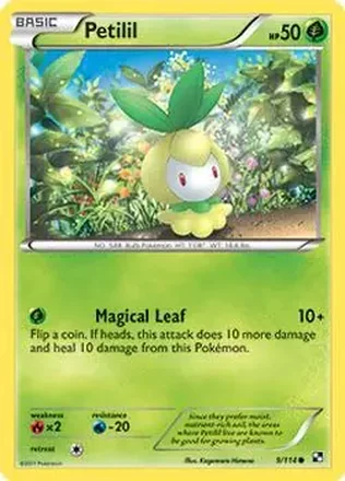 2011 Pokemon Black & White #9/114 - チュリネ