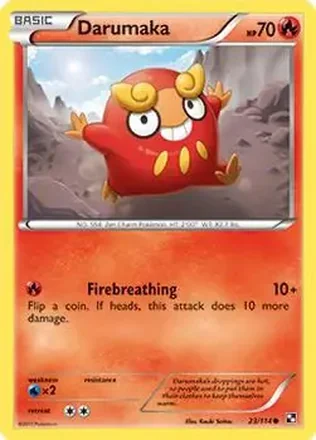 2011 Pokemon Black & White #23/114 - Darumaka