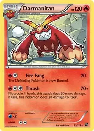2011 Pokemon Black & White #25/114 - Darmanitan