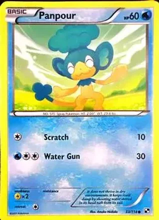 2011 Pokemon Black & White #33/114 - Panpour