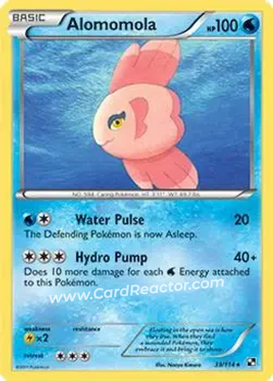 2011 Pokemon Black & White #39/114 - ママンボウ - Front