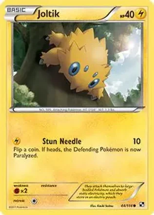 2011 Pokemon Black & White #44/114 - Joltik