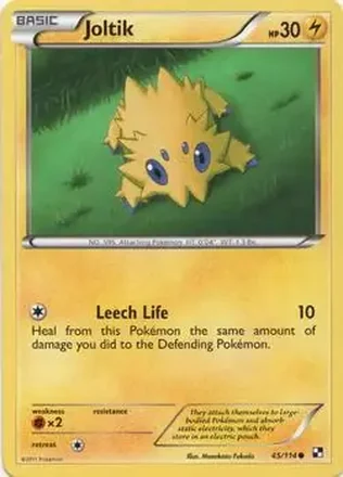 2011 Pokemon Black & White #45/114 - Joltik