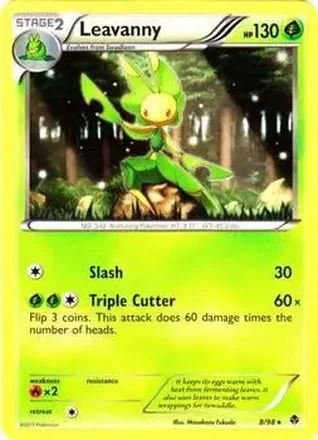 2011 Pokemon Black & White Emerging Powers #8/98 - Leavanny