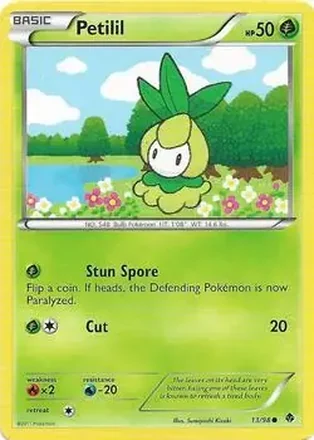 2011 Pokemon Black & White Emerging Powers #13/98 - チュリネ