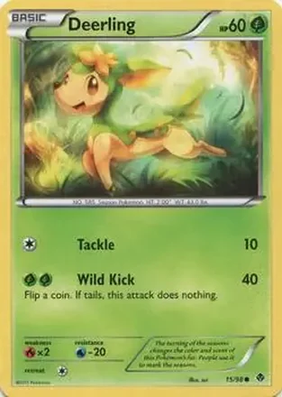 2011 Pokemon Black & White Emerging Powers #15/98 - Deerling