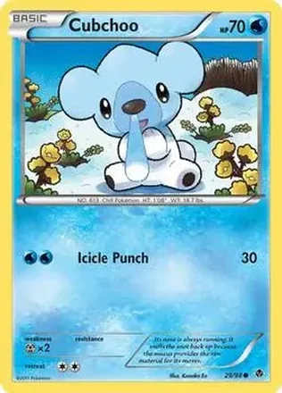 2011 Pokemon Black & White Emerging Powers feature card