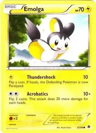 2011 Pokemon Black & White Emerging Powers feature card