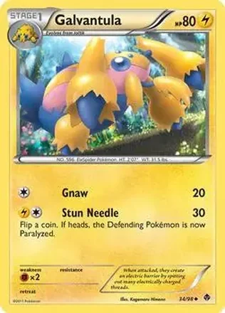2011 Pokemon Black & White Emerging Powers feature card