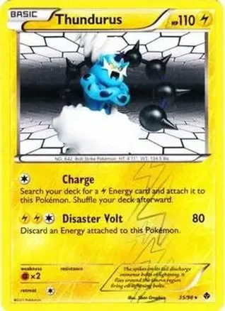 2011 Pokemon Black & White Emerging Powers feature card