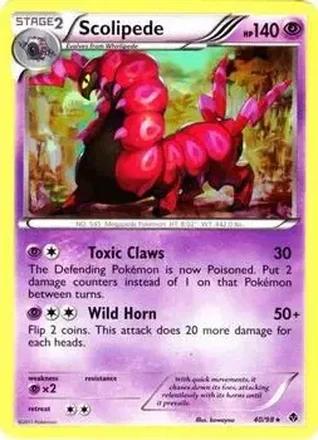 2011 Pokemon Black & White Emerging Powers feature card