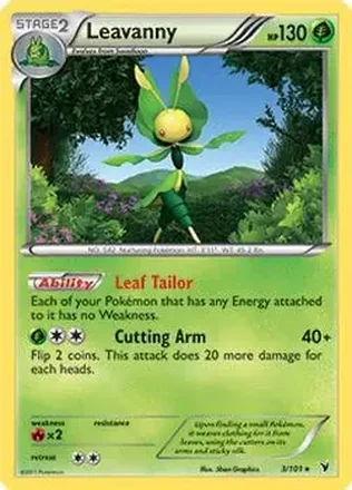 2011 Pokemon Black & White Noble Victories #3/101 - Leavanny