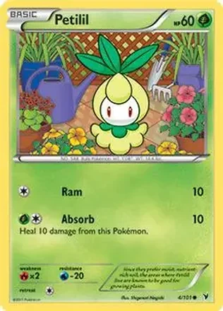 2011 Pokemon Black & White Noble Victories #4/101 - チュリネ