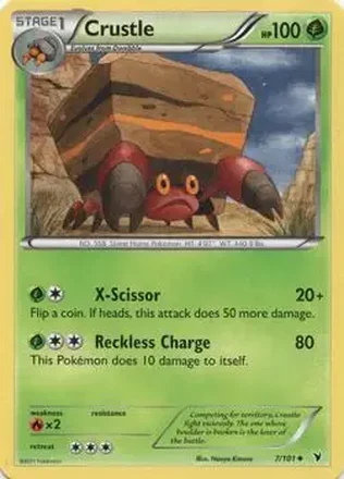 2011 Pokemon Black & White Noble Victories #7/101 - Crustle