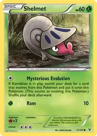 2011 Pokemon Black & White Noble Victories #11/101 - Shelmet