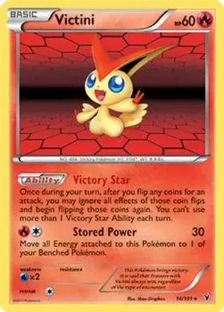2011 Pokemon Black & White Noble Victories #14/101 - Victini
