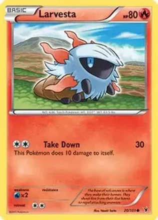 2011 Pokemon Black & White Noble Victories #20/101 - メラルバ