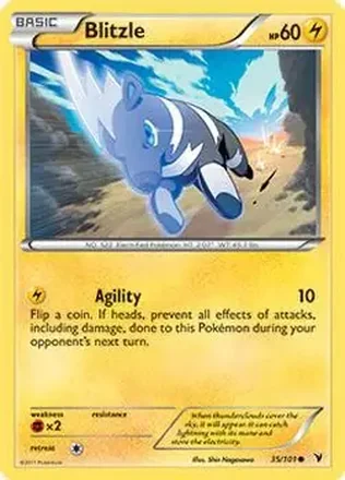 2011 Pokemon Black & White Noble Victories #35/101 - Blitzle