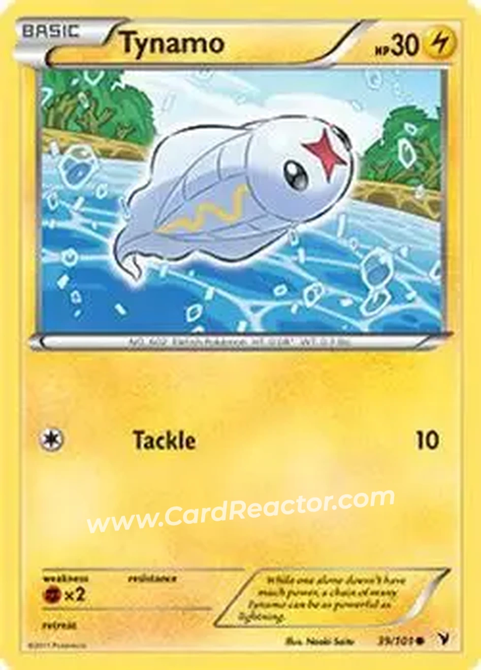 2011 Pokemon Black & White Noble Victories #39/101 - Tynamo - Front
