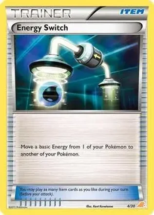 2011 Pokemon Black & White Trainer Kit: Excadrill & Zoroark #4/30 - Energy Switch