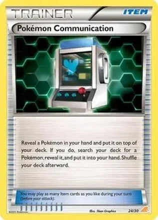 2011 Pokemon Black & White Trainer Kit: Excadrill & Zoroark #24/30 - Pokémon Communication