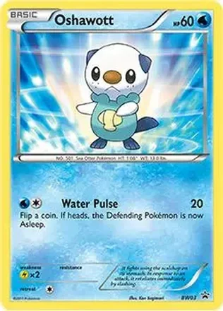 2011 Pokemon BW Black Star Promos #BW03 - Oshawott