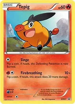 2011 Pokemon BW Black Star Promos #BW07 - Tepig