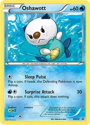 2011 Pokemon BW Black Star Promos #BW08 - Oshawott