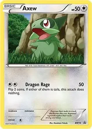 2011 Pokemon BW Black Star Promos #BW10 - Axew