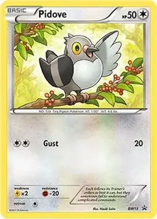 2011 Pokemon BW Black Star Promos #BW15 - Pidove