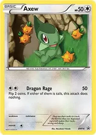 2011 Pokemon BW Black Star Promos #BW16 - Axew
