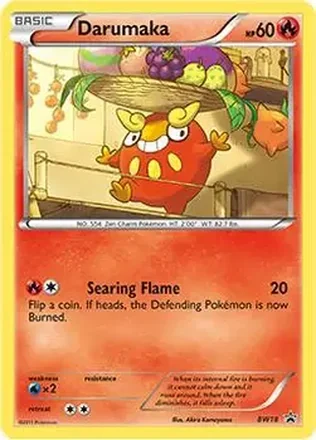 2011 Pokemon BW Black Star Promos #BW18 - Darumaka