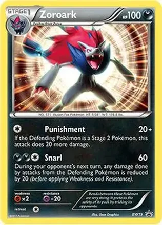 2011 Pokemon BW Black Star Promos #BW19 - Zoroark
