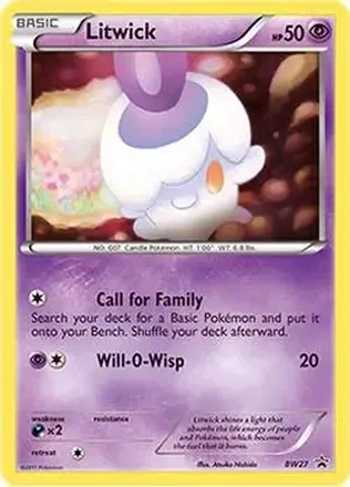2011 Pokemon BW Black Star Promos #BW27 - Litwick