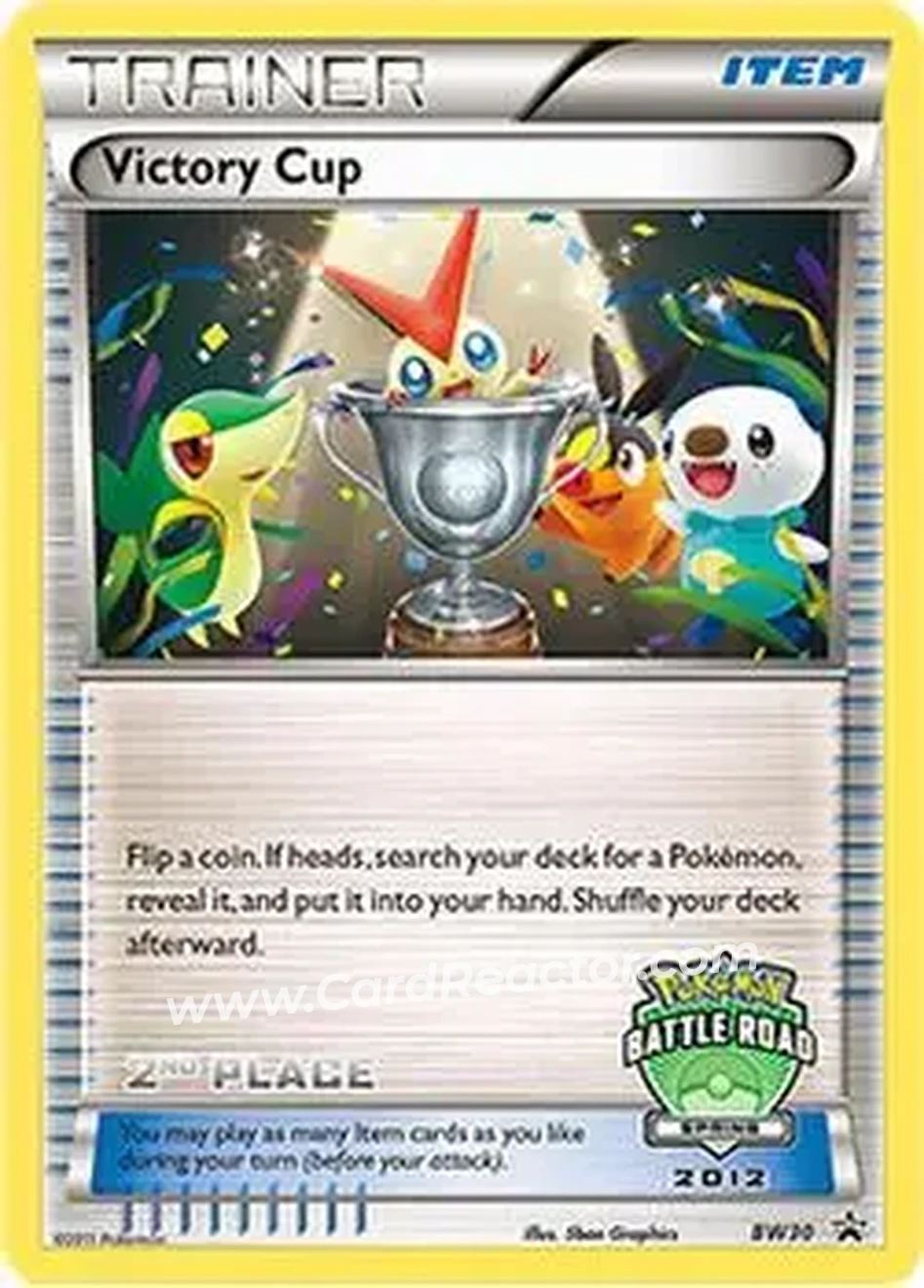 2011 Pokemon BW Black Star Promos #BW30 - Victory Cup - Front