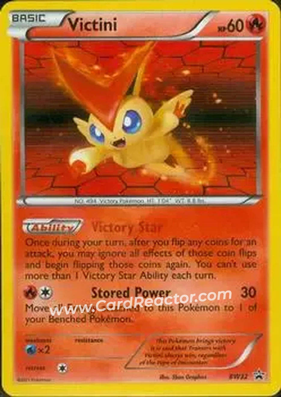 2011 Pokemon BW Black Star Promos #BW32 - Victini - Front