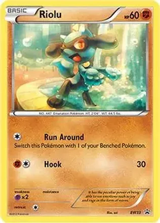 2011 Pokemon BW Black Star Promos #BW33 - Riolu