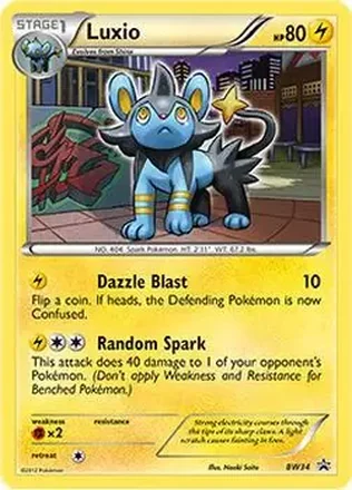 2011 Pokemon BW Black Star Promos #BW34 - ルクシオ