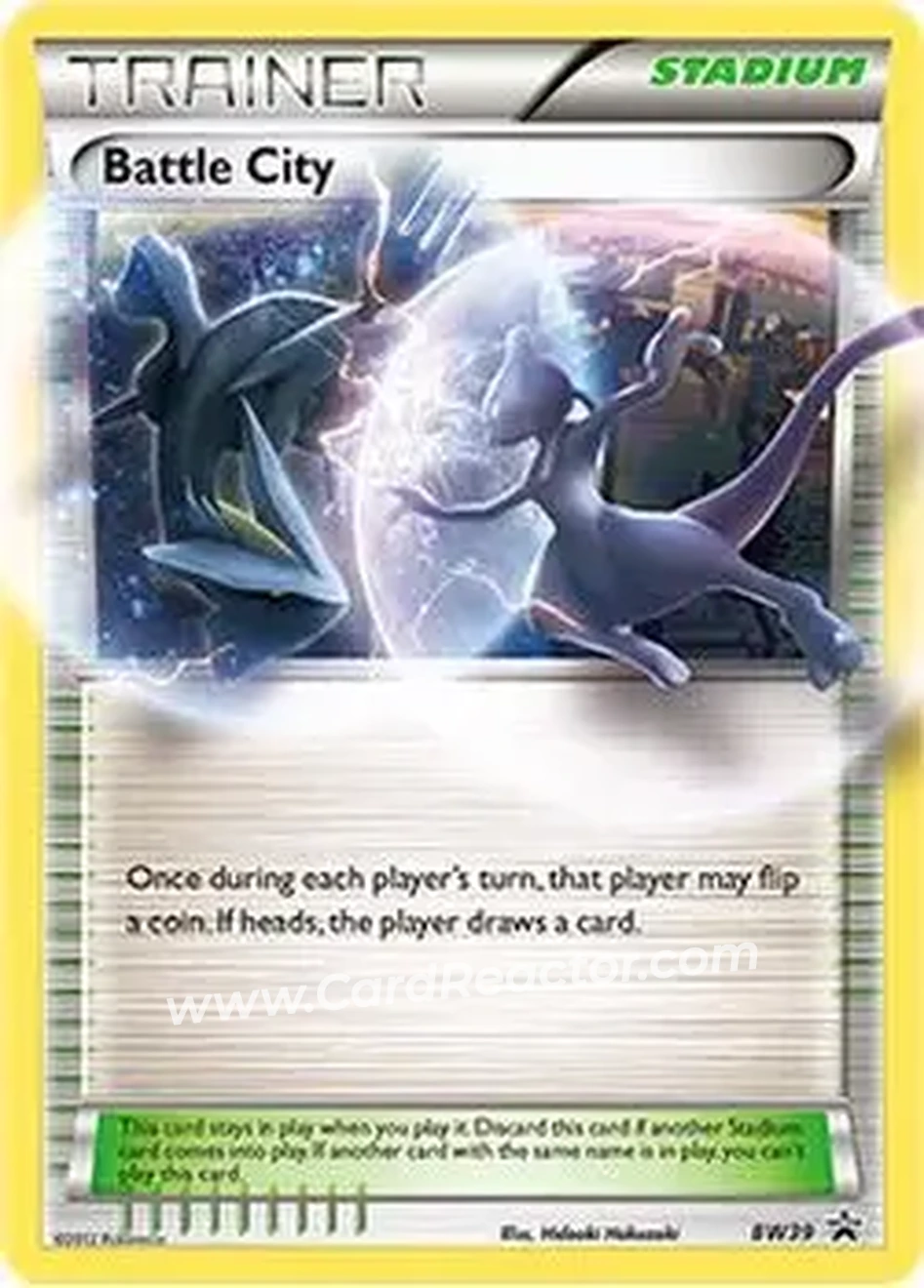 2011 Pokemon BW Black Star Promos #BW39 - Battle City - Front