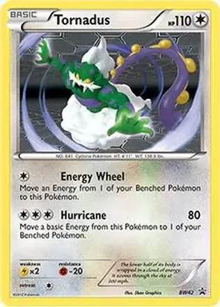 2011 Pokemon BW Black Star Promos #BW42 - Tornadus