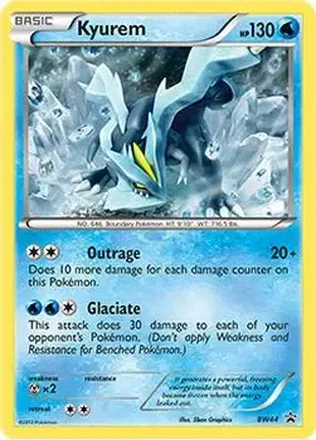 2011 Pokemon BW Black Star Promos #BW44 - キュレム ex