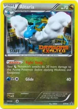 2011 Pokemon BW Black Star Promos #BW48b - チルタリス
