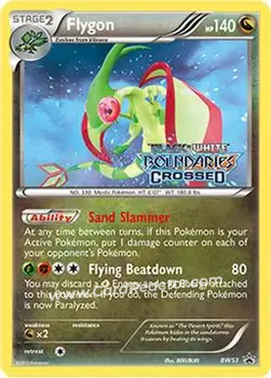 2011 Pokemon BW Black Star Promos #BW53 - Flygon - Front