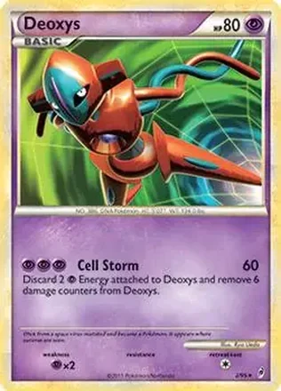 2011 Pokemon Call of Legends #2/95 - Deoxys