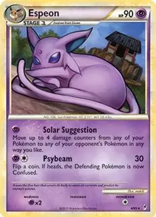 2011 Pokemon Call of Legends #4/95 - Espeon