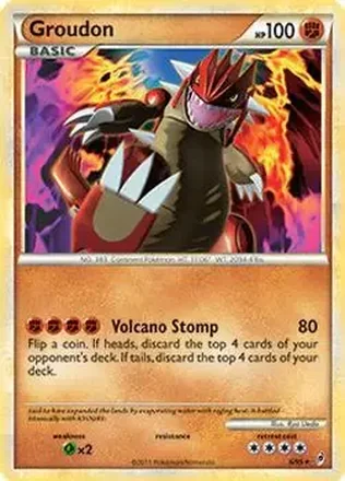 2011 Pokemon Call of Legends #6/95 - Groudon
