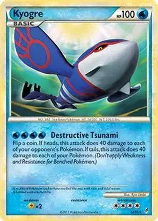 2011 Pokemon Call of Legends #12/95 - Kyogre